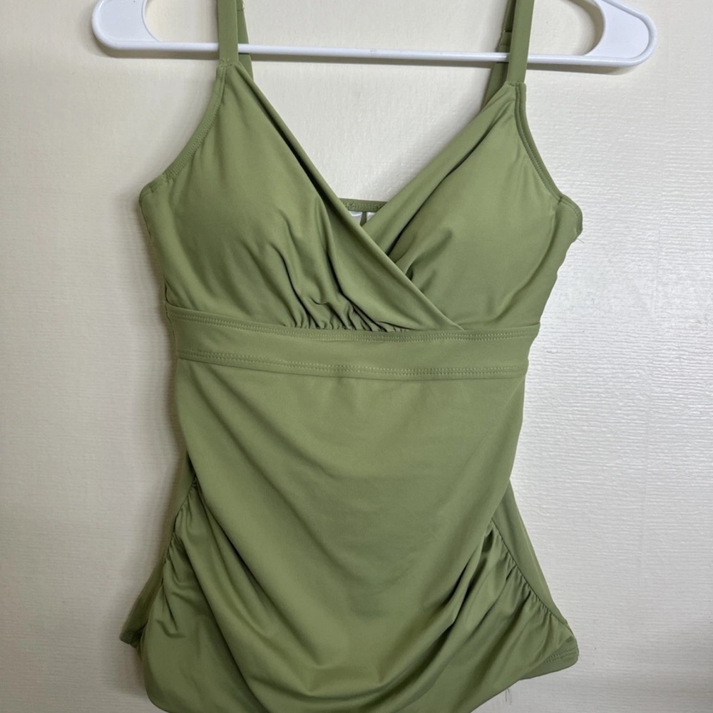 Anne Cole Olive Tankini Top